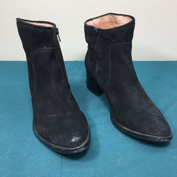 Corso Como Shoes - Corso Como Black Suede Ankle Zip Boot